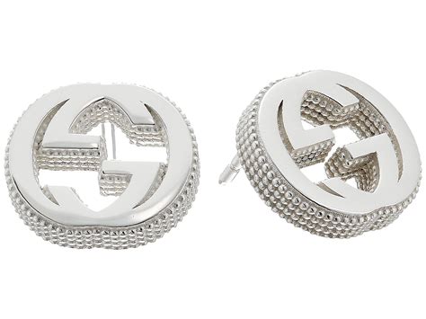 Gucci Interlocking stud earrings.